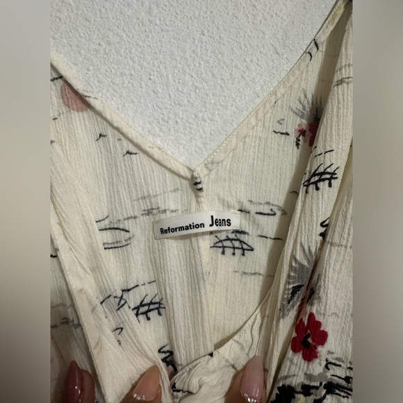 Reformation Anita Midi Dress Tonga Size S - Picture 4 of 7